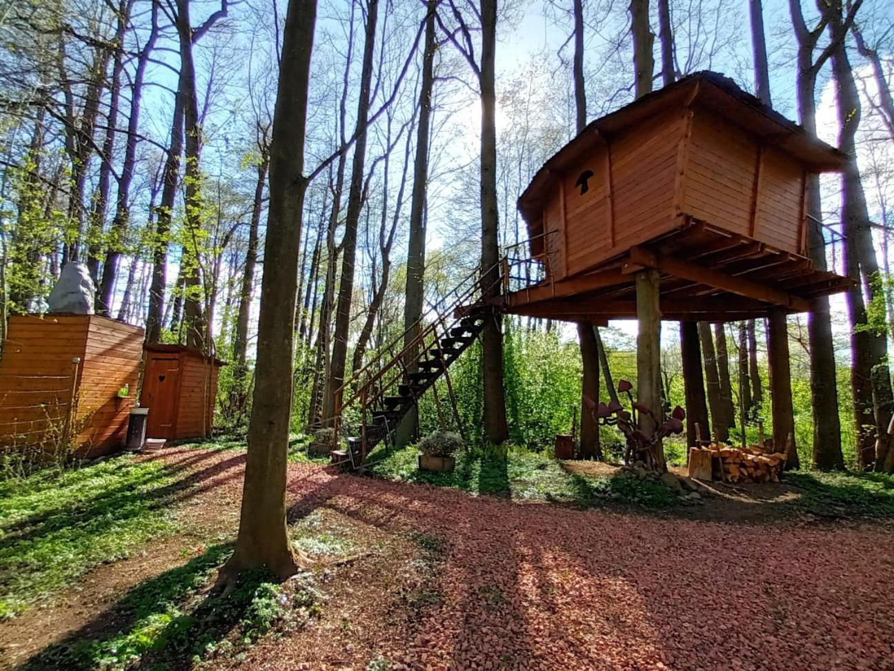 Treehouse V Brdech Villa Bohutin  Exterior photo